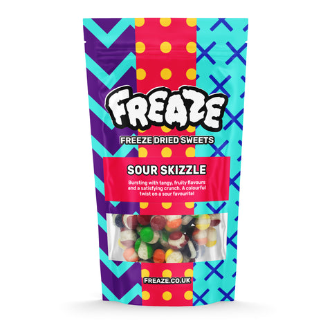 Freeze Dried Sweets Sour Skizzle Packaging 