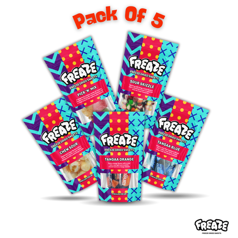 Freeze Favourite Small Pouch Bundle (5 Pack)